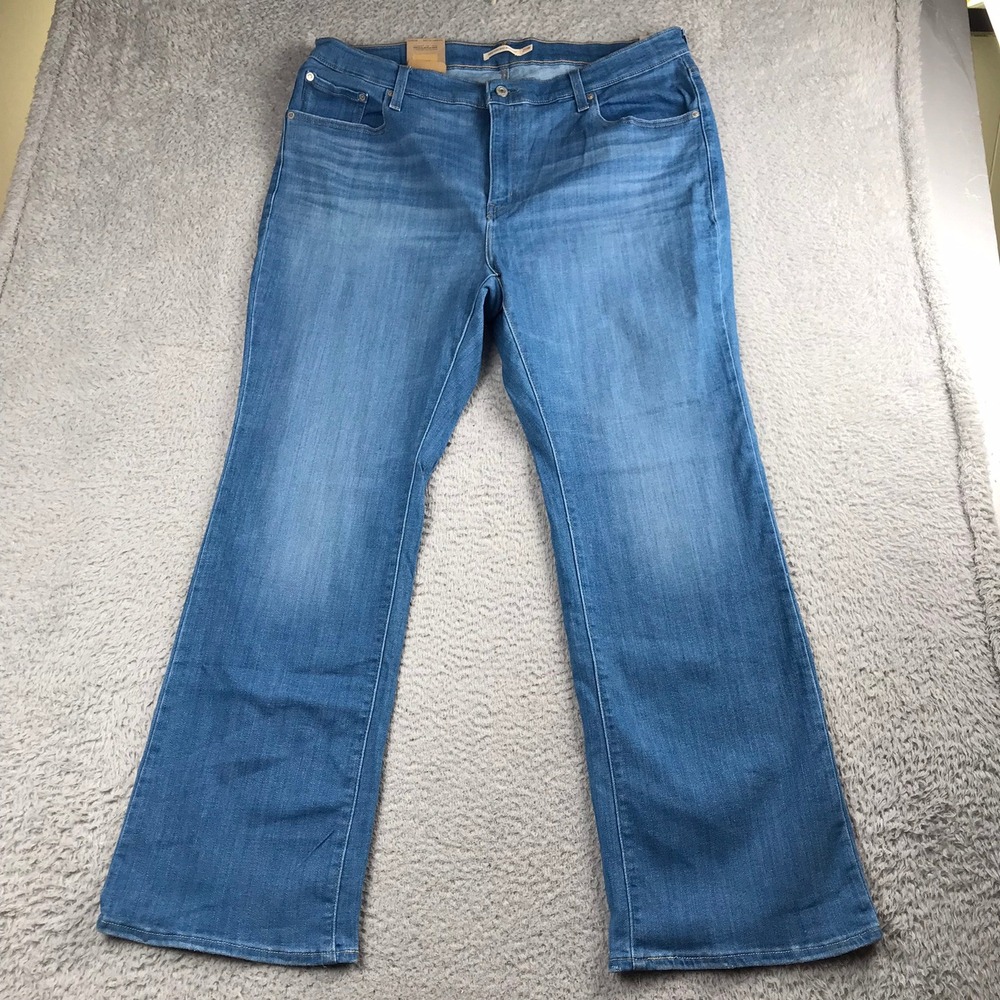 Levis 725 Bootcut Jeans Womens 20W Blue High Rise Stellar Stretch Denim NEW NWT